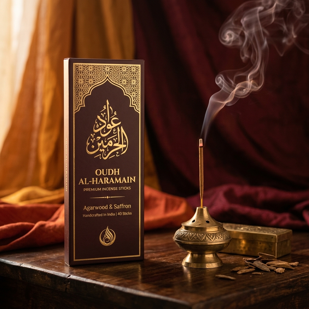 Premium Oudh and Sandalwood Incense Sticks